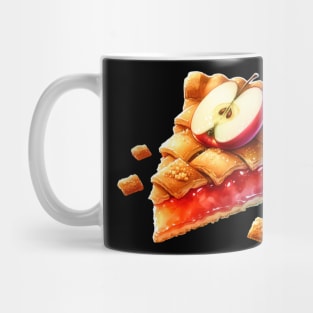 Apple Pie Coffee Art Slice Kawaii Sweet Mug